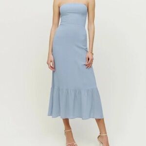 Reformation Arta Maxi Dress In Mineral